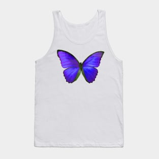 Purple Butterfly, Violet Purple Tank Top